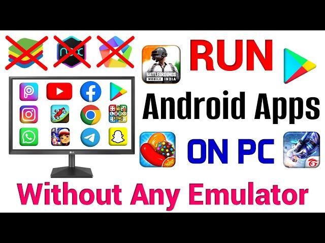 How to Run Android Apps on PC Without Software | PC Me Android App Kaise Chalaye Without Emulator