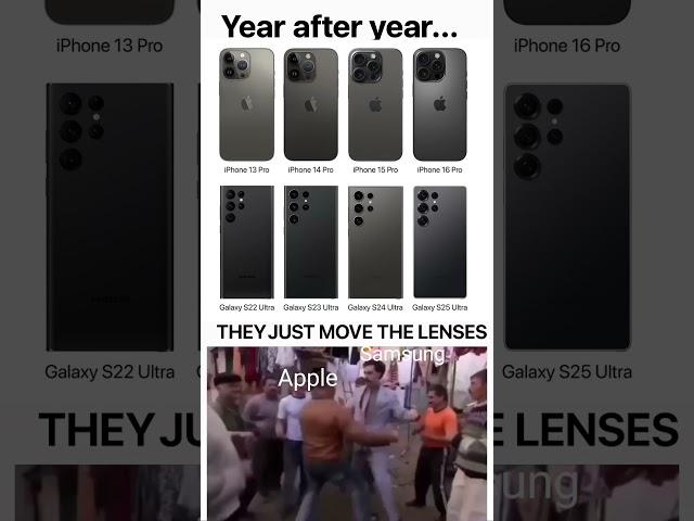 Iphone and Samsung Every year Call it Revolutionary #shortsfeed #shorts