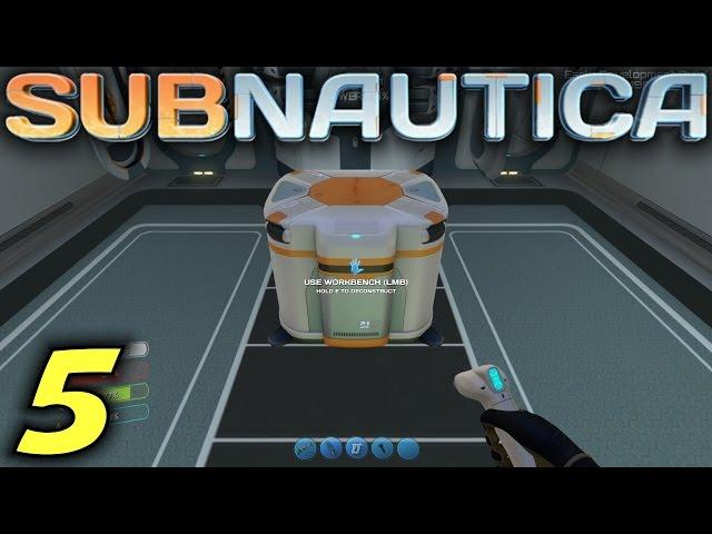 Subnautica Gameplay / Let's Play (S-5) -Ep. 5- "The WorkBench"