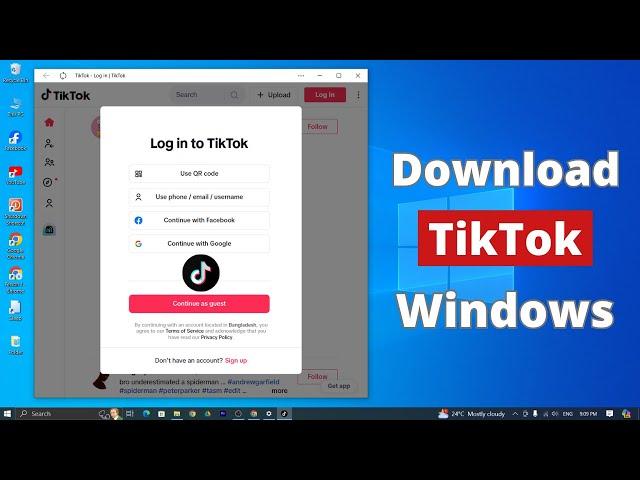 How to Download and Install TikTok in Laptop or PC