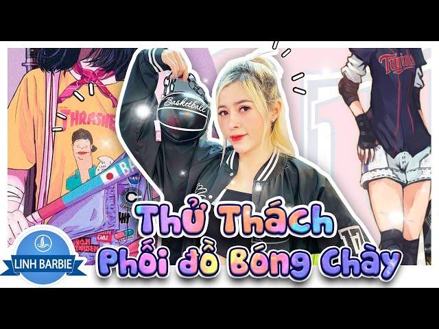 Thử Thách Phối Đồ Theo Phong Cách Bóng Chày I Linh Barbie Vlog