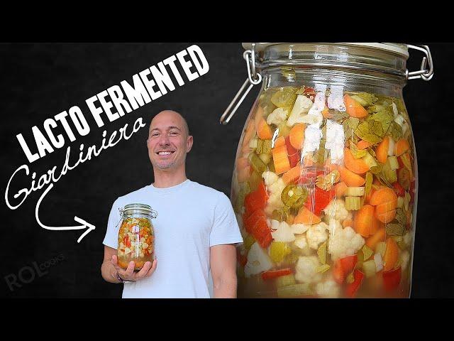 Lacto Fermented GIARDINIERA | With Daily Updates