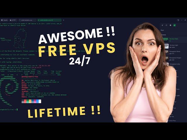 AWESOME FREE VPS 8 CPU 24/7 | LIFETIME SSH ACCESS