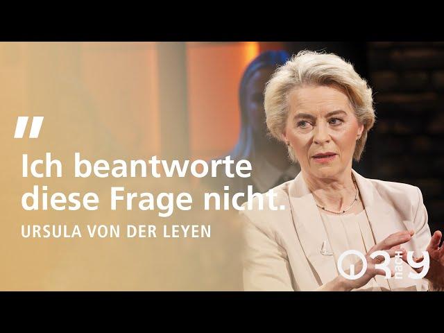 Ursula von der Leyen beantwortet eine bestimmte Frage nicht mehr // 3nach9