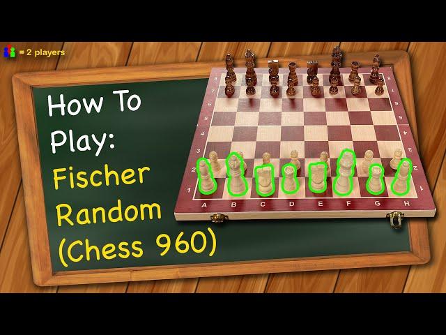 How to play Fischer Random (Chess 960)