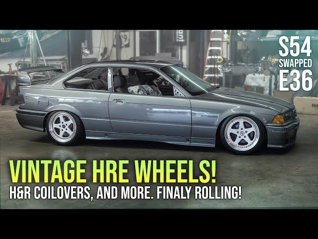 The E36 Get Some SICK Vintage HRE 525 Wheels!