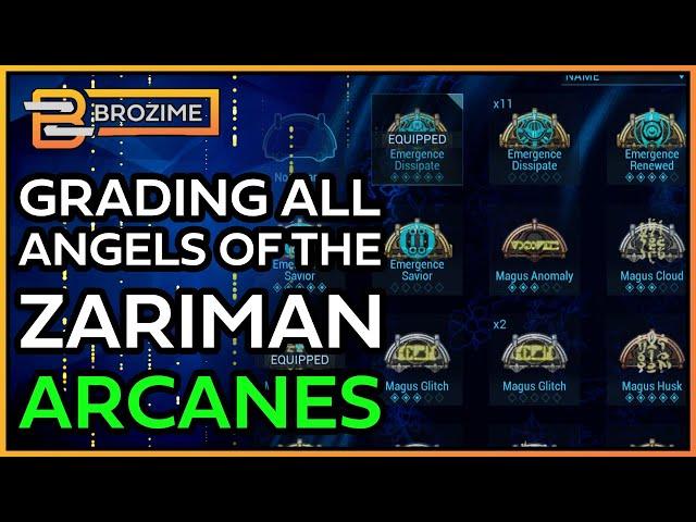 ZARIMAN ARCANES GRADED & REVIEWED! | Warframe