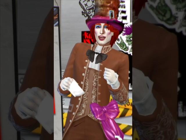 Mad Hatter inspired by Johnny Depp's Mad Hatter in TS4! // #sims4 #ts4 #sims4cas #sims #madhatter