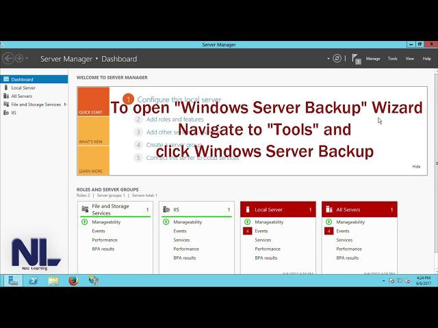 How to take Full Server Backup of Windows Server 2012 R2