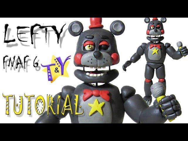 Как слепить Лэфти ФНАФ 6 из пластилина Туториал Lefty FNAF 6 from clay Tutorial