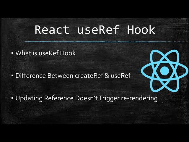 React useRef Hook | createRef v/s useRef