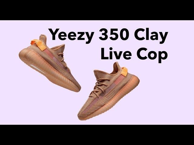 Yeezy Boost 350 Clay Live Cop (5 pairs using Dashe) #yeezy #livecop #dashe