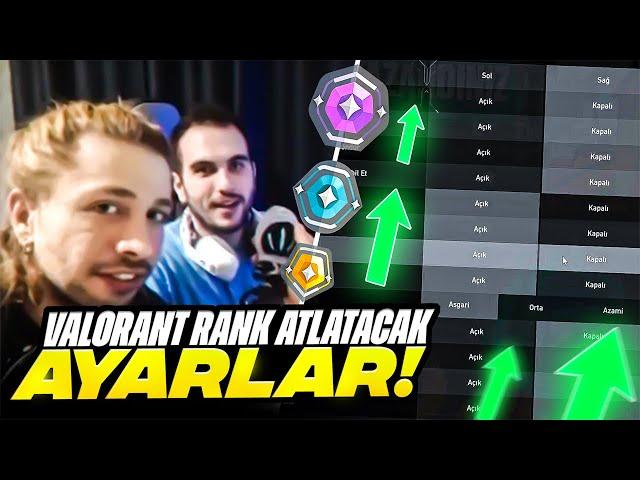 BU AYARLAR İLE RANK ATLAYACAKSINIZ | VALORANT !! @combatry