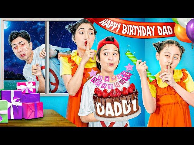 Don't Be Sad, Daddy!... Family Always Remembers Your Birthday - Funny Stories About Baby Doll Family