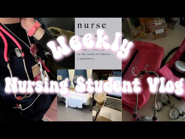 NURSING SCHOOL VLOG 🩺 | First Exam week | DID I PASS MY EXAMS ? | Clinicals & More!