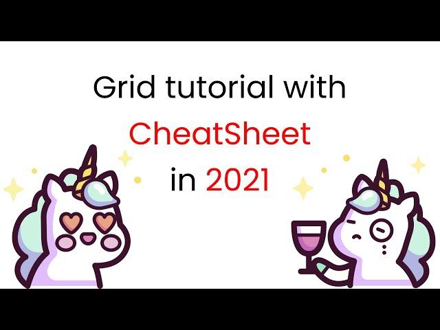 Complete Grid Tutorial with Cheat Sheet 2021 ️|| CSS Grid 2021