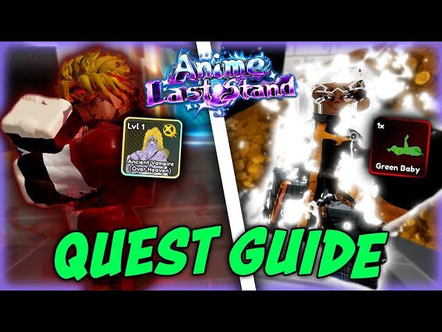 *NEW* Godly Dio/Pucci Questline Explained in Anime Last Stand!