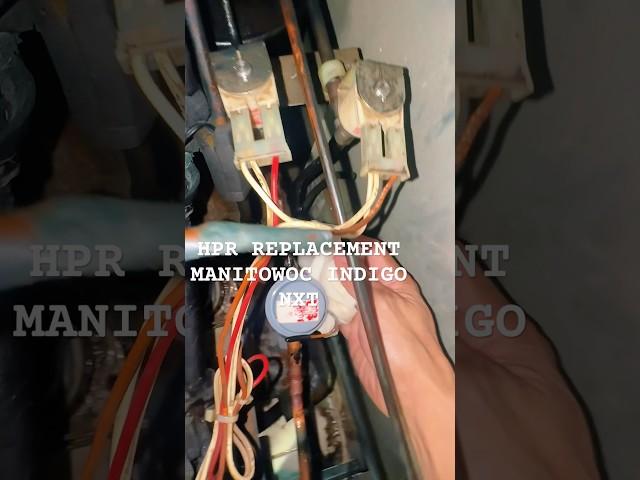 HPR REPLACEMENT! Manitowoc indigo nxt  #manitowoc #icemachine