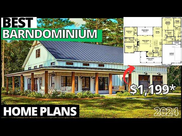 Ultimate Barndominium Blueprints in 2024