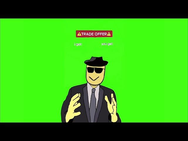 Tds crook boss trade offer animation Green screen