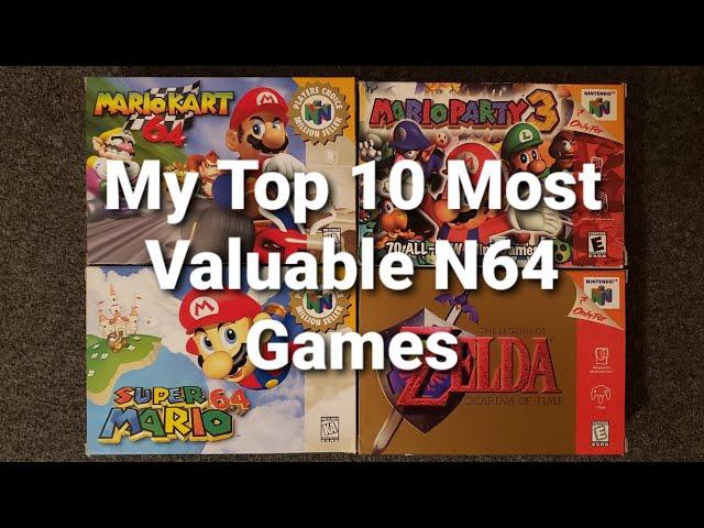 My Top 10 Most Valuable Nintendo 64 Games