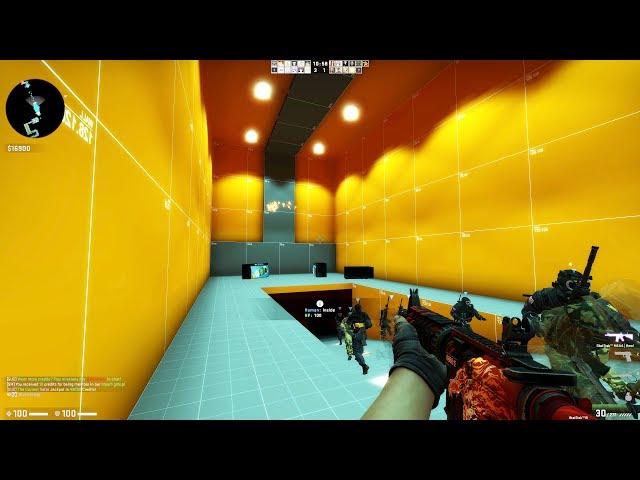 CSGO: Zombie Escape Mod - ze_Texturescape_p2 on GamersUnited
