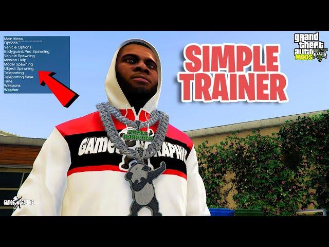 How To Install Simple Trainer (2024) GTA 5 MODS