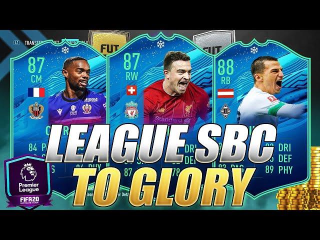 COMPLETING LEAGUE SBC'S FOR FREE! HOW TO DO LEAGUE SBC METHOD! EPISODE 11! FIFA 20 TRADING TIPS!