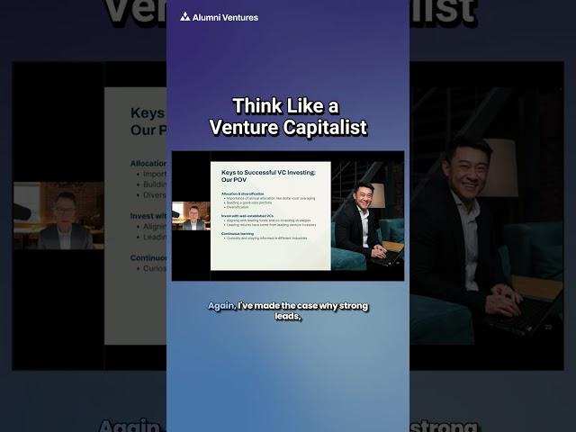 Think Like a Venture Capitalist