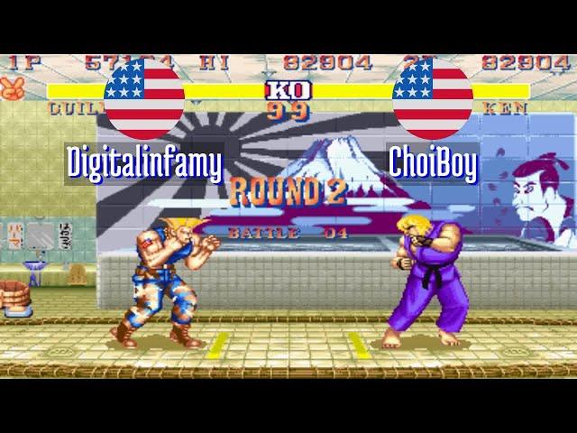 FT5 @sf2hf: Digitalinfamy (US) vs ChoiBoy (US) [Street Fighter II Hyper Fighting Fightcade] Dec 20