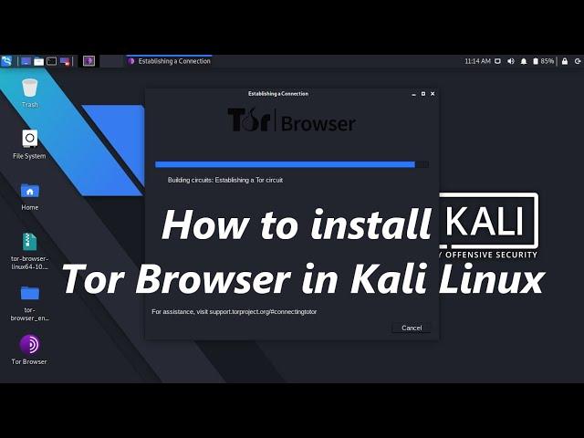 How to install Tor Browser in Kali Linux