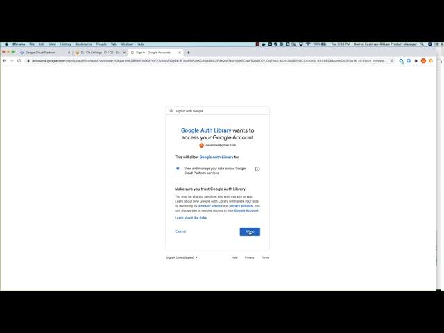 Automated setup and install of GitLab Runner on a Google Compute Engine VM - Speed Run