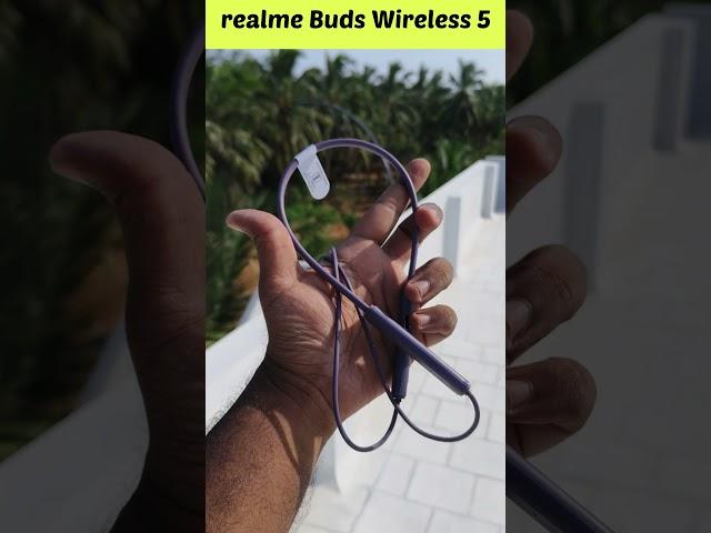 realme Buds Wireless 5 Quick Unboxing #shorts #neckband #realmeBudsWireless5