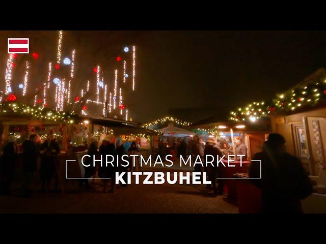 Kitzbuhel Christmas Market Walking Tour [2024-11-28][4K]