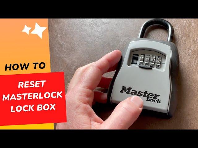 How to Reset Change Code on a Masterlock Lockbox