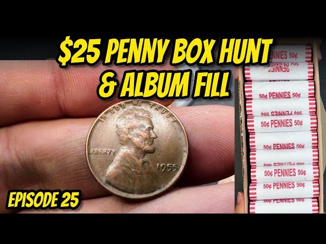 $25 Penny Box Hunt & Album Fill - Got a few Oldies Today!  #25