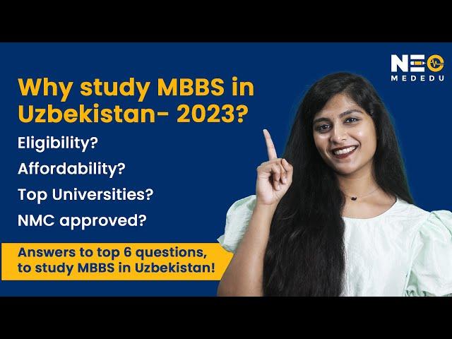 MBBS IN UZBEKISTAN 2023 FOR INDIAN STUDENTS | Top Universities|Total Budget|Study MBBS In Uzbekistan