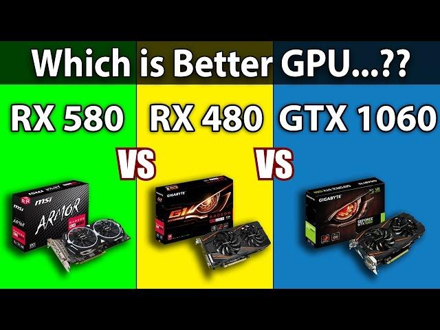 RX 580 VS RX 480 VS GTX 1060 | 1080p and 1440p Comparison | DX11 and DX12 Comparison