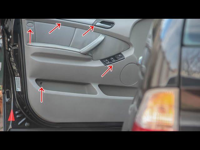 How to remove card door trim BMW X5 E53