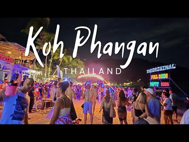 Koh Phangan nightlife. Full Moon Party 2024, Thailand