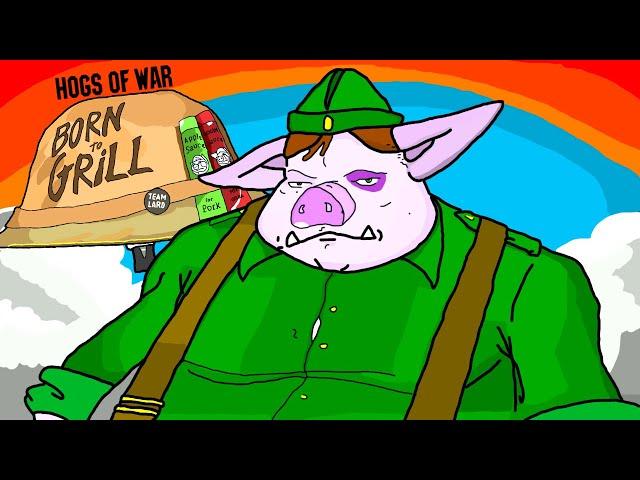 РОЖДЕННЫЙ ДЛЯ ГРИЛЯ:HOGS OF WAR Ps1 (ОБЗОР)