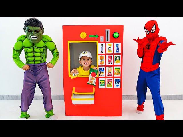 Vlad and Niki - funny toys stories with costumes for kids