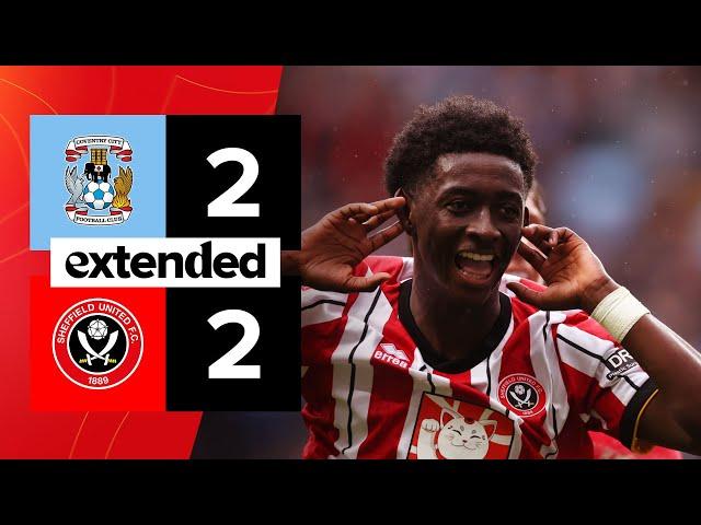 Coventry City 2-2 Sheffield United | Extended EFL Championship highlights