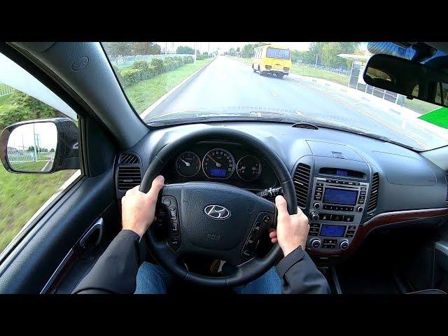 2009 Hyundai Santa Fe 2.2 CRDI (150) POV TEST DRIVE