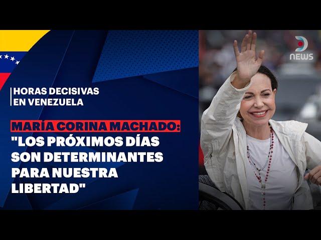 DNews en vivo desde Caracas: Habla María Corina Machado