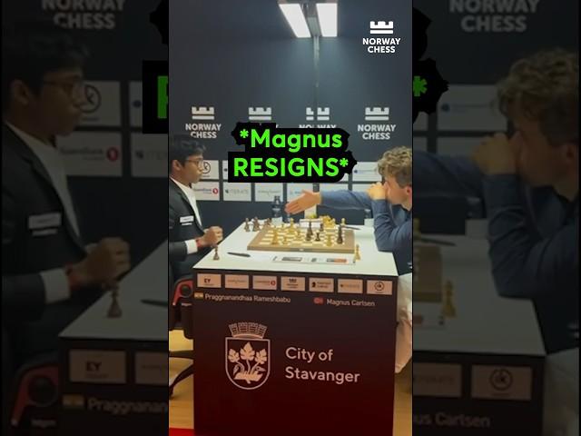 Praggnanandhaa beat Magnus Carlsen for the first time in classical #chess  #norwaychess