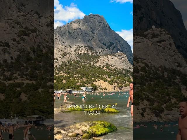КРЫМ СЕЙЧАС. НОВЫЙ СВЕТ  11.08.24 #крым #отдыхвкрыму #море #отдых #travel