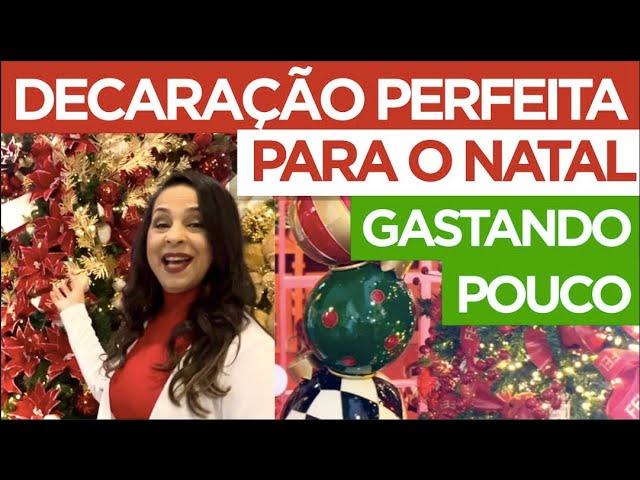 DIY - FAÇA VOCÊ MESMO LINDA DECORAÇÃO DE NATAL GASTANDO POUCO