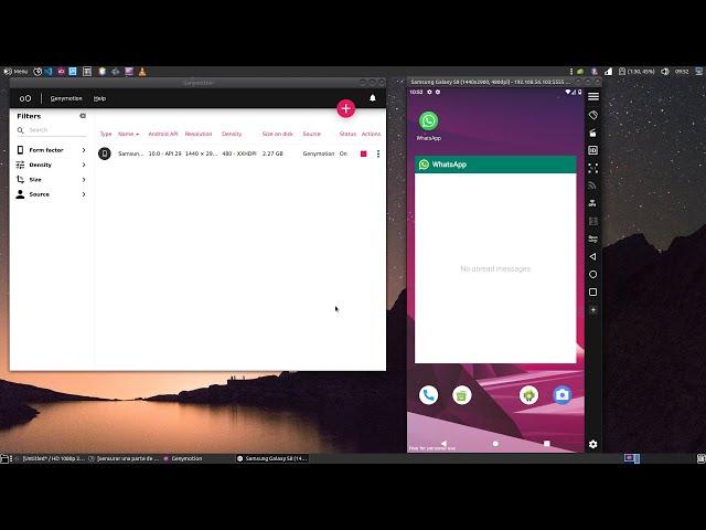 Celular android en pc con Genymotion y explicación de funcionalidades