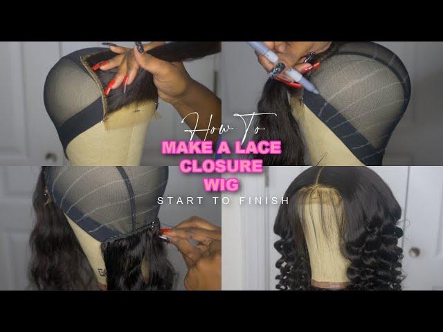 How To Make A Lace Closure Wig For BEGINNERS | VERY DETAILED | Ishowbeauty